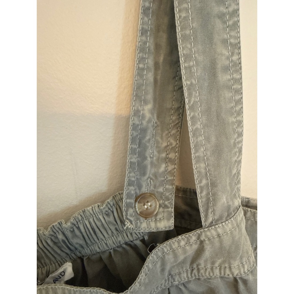 Lucky Brand Womens XS Sage Green Ruffle Hem Sleeveless Mini Dress Adj Strap - Picture 7 of 7